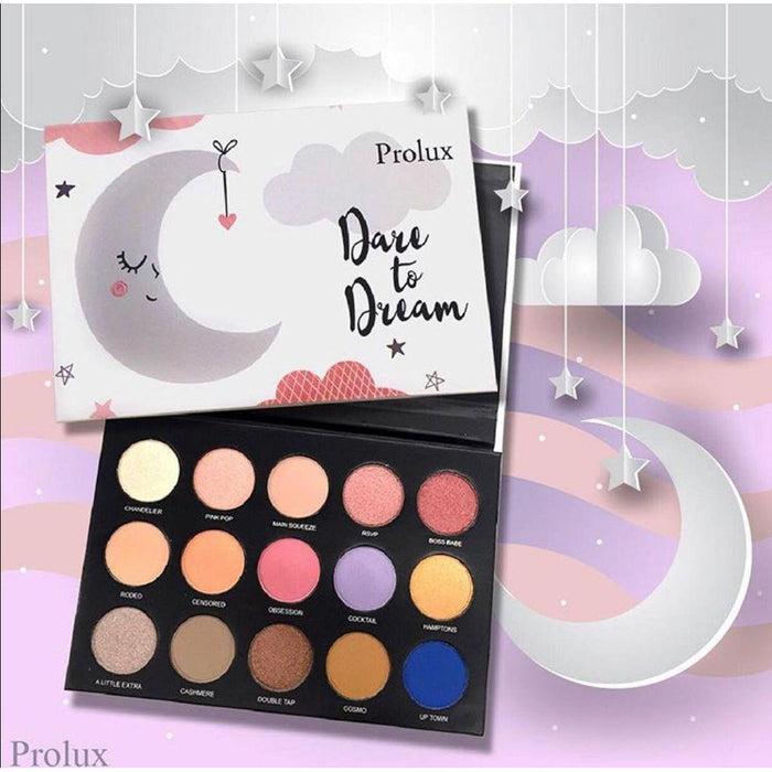 Prolux Cosmetics - Dare To Dream Eyeshadow Palette | Cool Toned Eyeshadow Palette