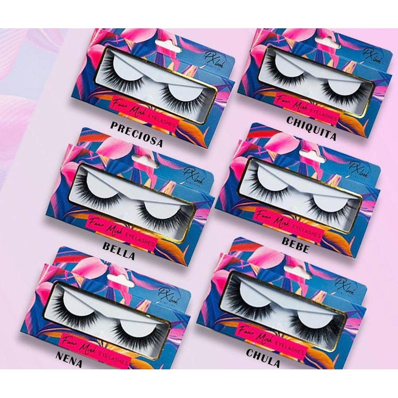 Prolux Cosmetics Faux Mink Lashes Eyelashes Eyelashaes