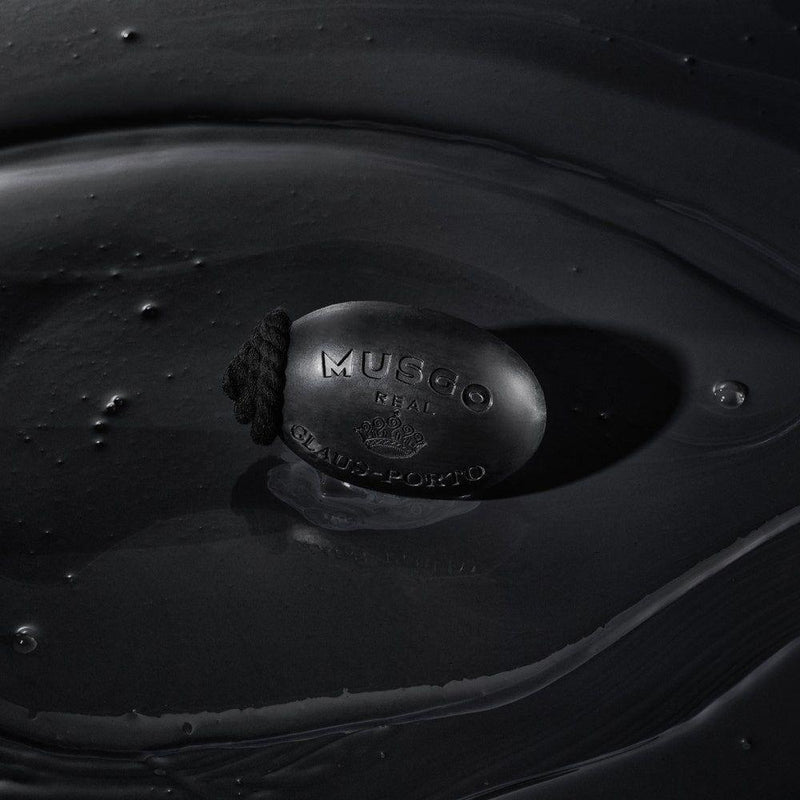 Musgo Musgo Real Soap On A Rope Black Edition 190 6.7 Oz Bar Soap
