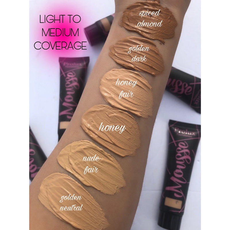 Prolux Cosmetics Mousse Foundation Face Foundation