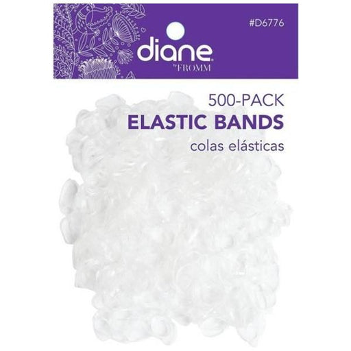 D6776 Elastic Bands Clear 500 Pack