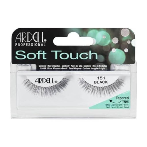 Ardell Professional Soft Touch Lashes W/Tapered Tips Blk 151