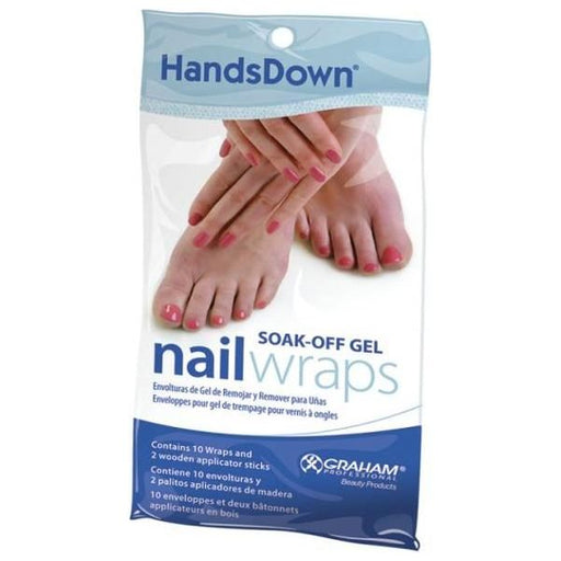 Handsdown Soak-Off Gel Nail Wraps 10-Ct Bag