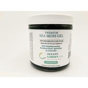 Ocean's Garden Gel Premium Sea Moss with Bladderwrack, Burdock root, and Spirulina & Chlorella (Half Case) Organic Health