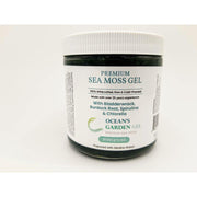 Ocean's Garden Gel Premium Seamoss with Bladderwrack, Burdock root, and Spirulina & Chorella (Case) Organic Health