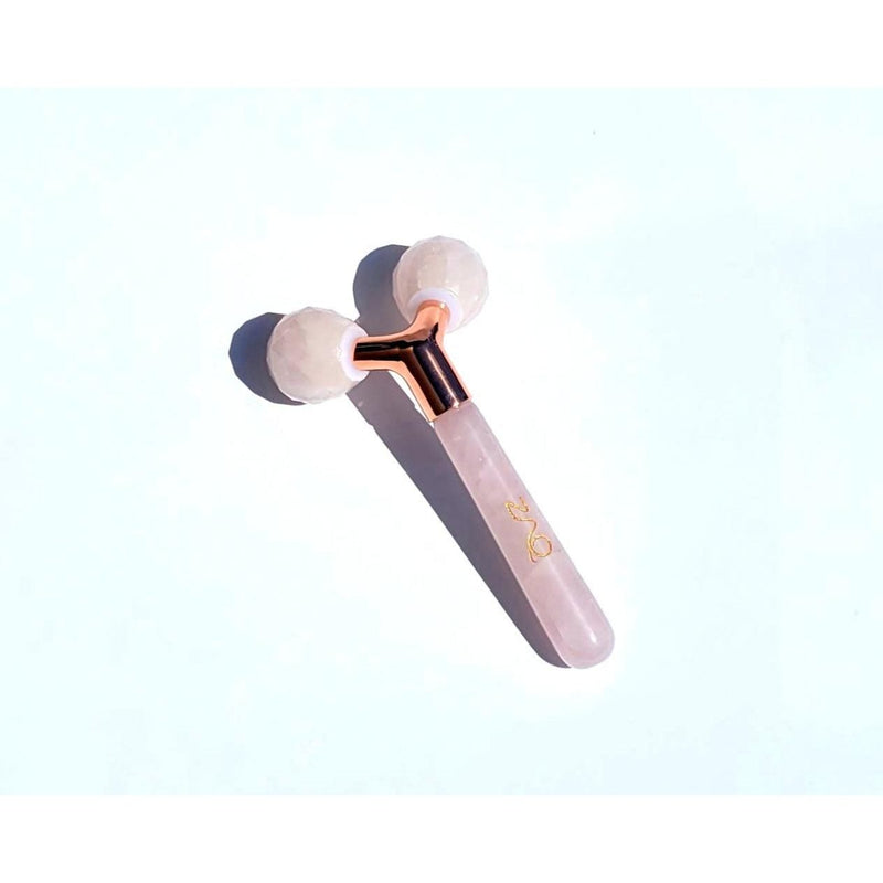 ZAQ Skin & Body Lilly Rose Quartz Relief Facial Roller