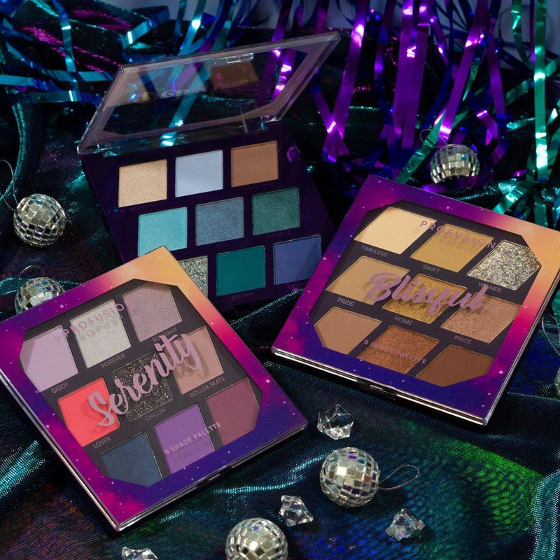 Profusion Cosmetics Euphoric Glam | Blissful 9-Shade Palette Eyes