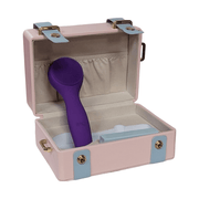 ZAQ Skin & Body IUV Sonic Micro-current LED Red/Blue Silicone Thermo Cleansing Brush with Gift Box