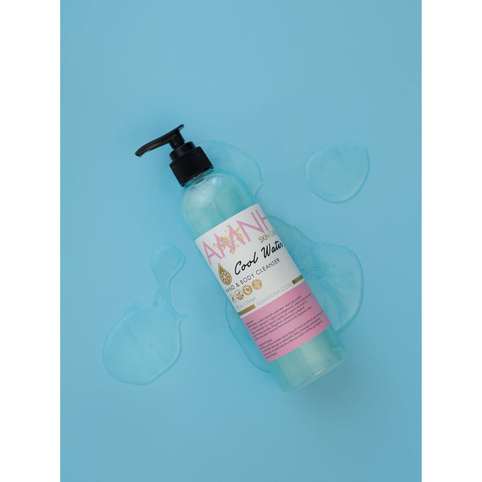 Aminnah - "Cool Water" Hand & Body Cleanser 12Oz