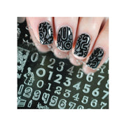 UberChic Beauty New Year New Digits Stamping Plate