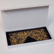 ZAQ Skin & Body Tiger Eye Gemstone Eye Mask - Handmade