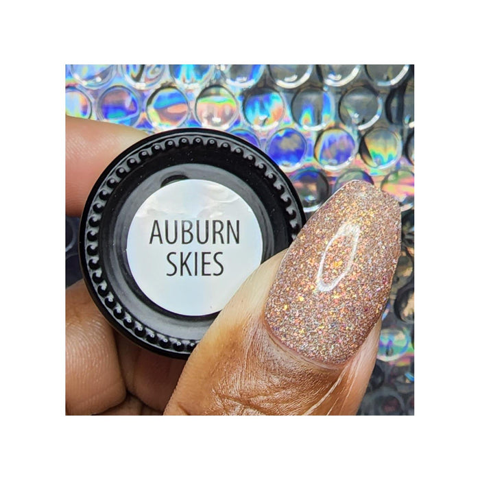 Uberchic Beauty Auburn Skies   Iridescent Reflective Gel Polish