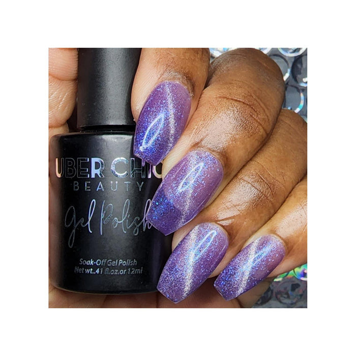 Uberchic Beauty Galactic Night   Cats Eye Iridescent Gel Polish