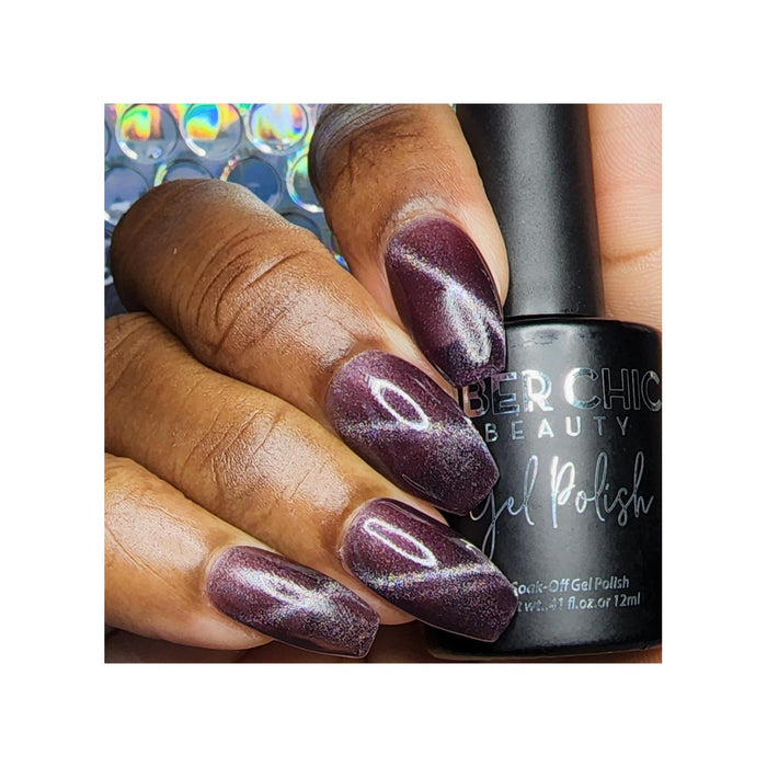 Uberchic Beauty Her Majesty   Holo Cats Eye Gel Polish