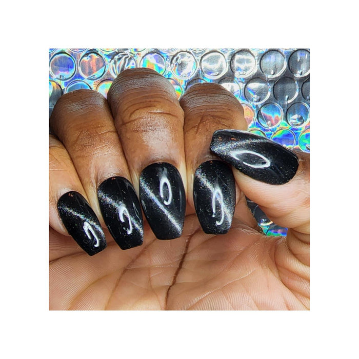 Uberchic Beauty Chasing Lightning   Holo Cats Eye Gel Polish