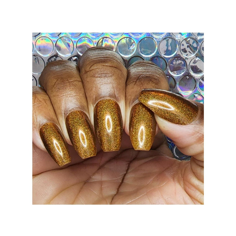 UberChic Beauty Who Spiked The Cocoa? - Holographic Polish Regular Polish