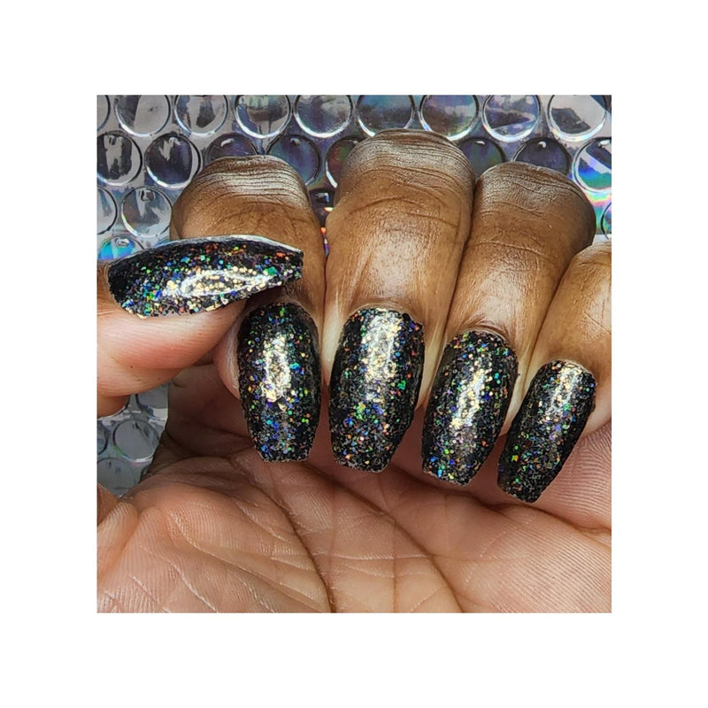 UberChic Beauty Midnight Howl - Holographic Polish Regular Polish