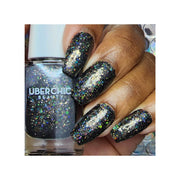 UberChic Beauty Midnight Howl - Holographic Polish Regular Polish