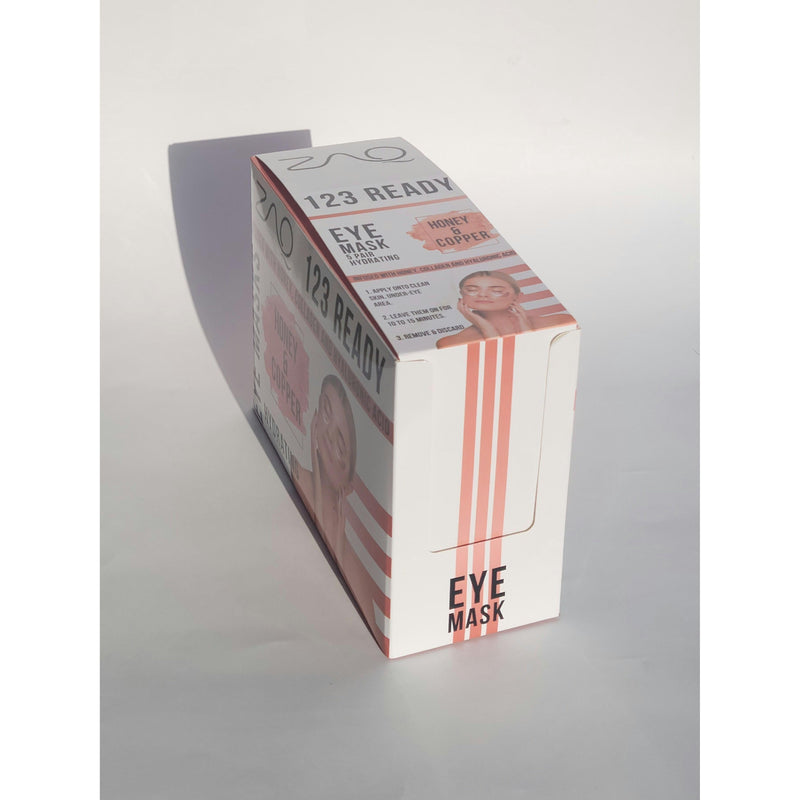 ZAQ Skin & Body 123 Ready HONEY & COPPER HYDRATING GEL EYE PATCHES