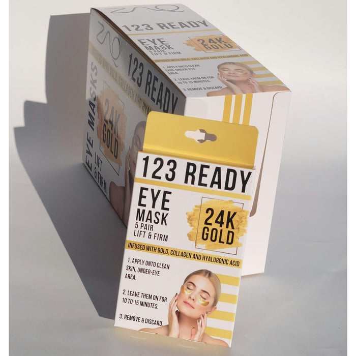 ZAQ Skin & Body - 123 Ready 24K Gold Lift & Firm Gel Eye Patches