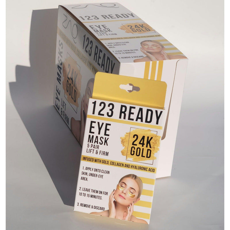 ZAQ Skin & Body 123 Ready 24K GOLD LIFT & FIRM GEL EYE PATCHES