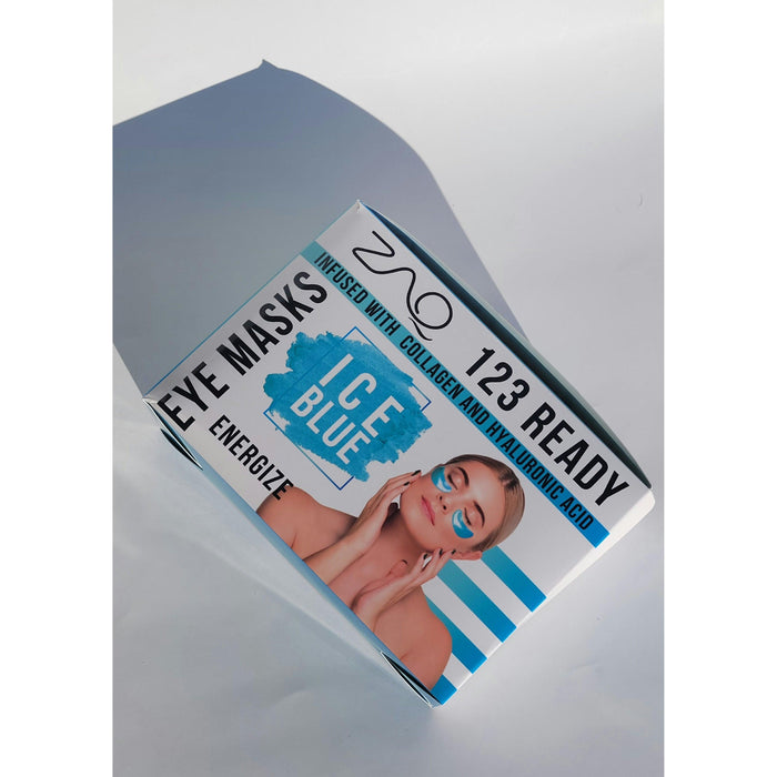 ZAQ Skin & Body - 123 Ready Ice Blue Energize Gel Eye Patches