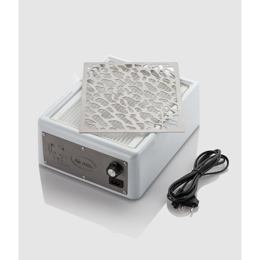 nbmsupply Air Max Panther Nail Dust Collector Silver with HEPA Filter – Professional Nail Table Vacuum Nail dust collector