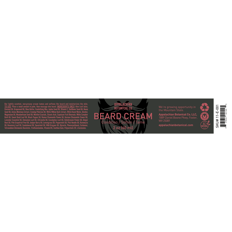 Appalachian Botanical Co. Beard Cream Beard cream