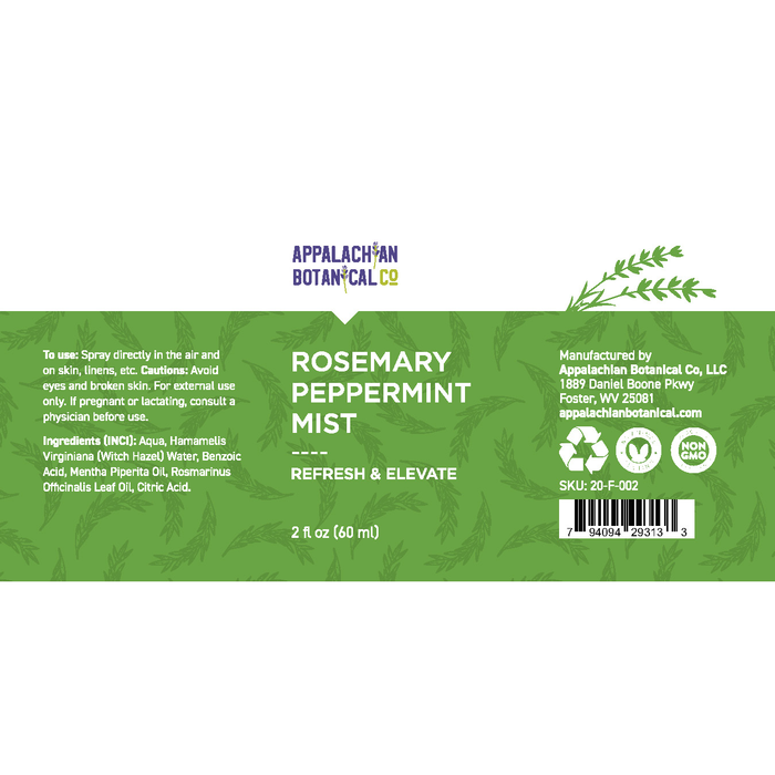 Appalachian Botanical Co. Rosemary Peppermint Mist