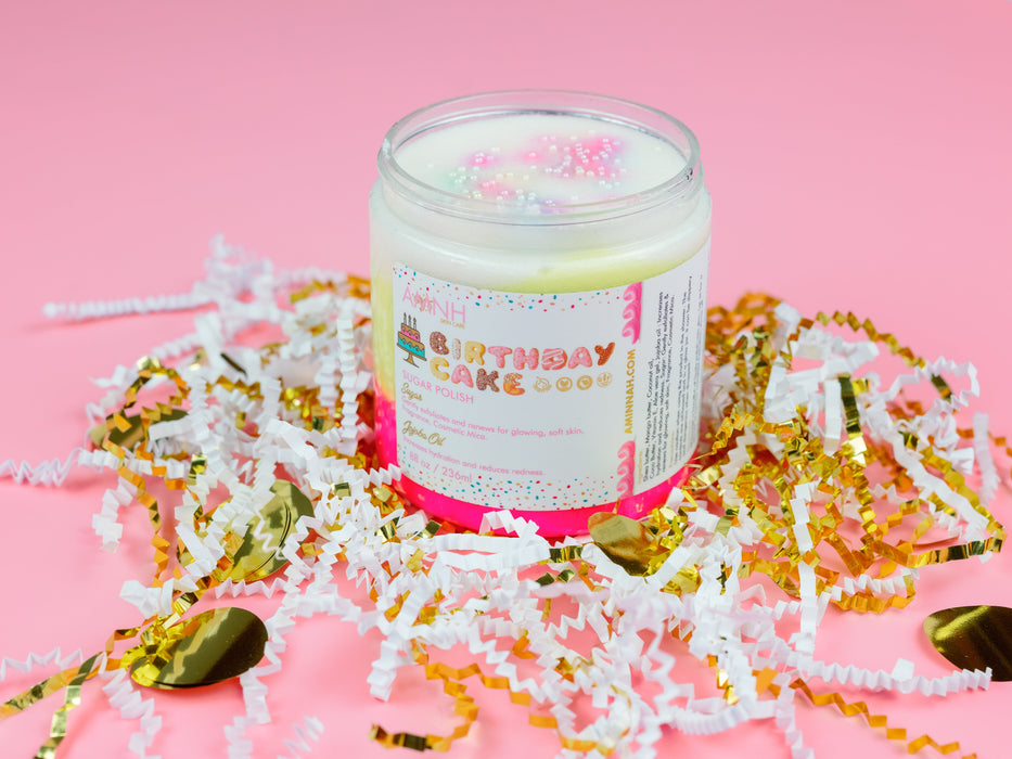 Aminnah "Birthday Cake" Sugar Scrub