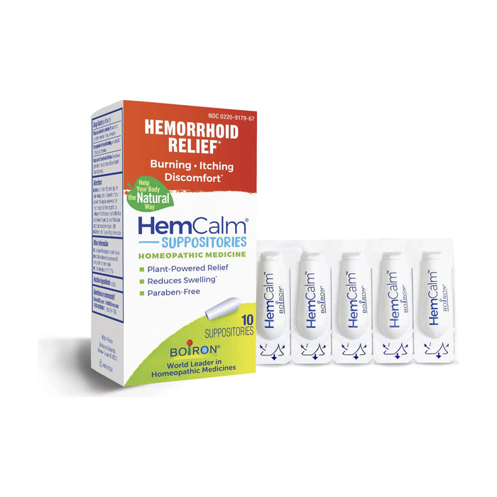 Boiron HemCalm Suppositories Homeopathic Medicine
