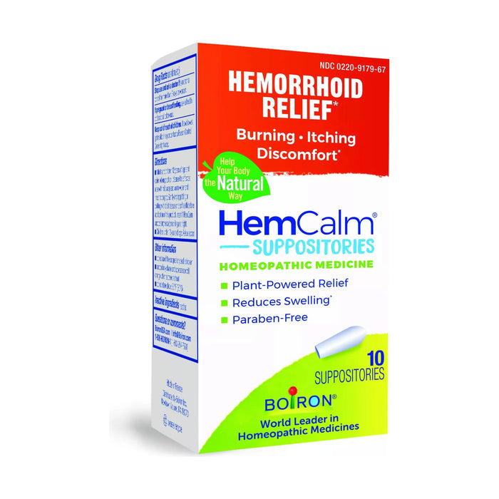 Boiron HemCalm Suppositories Homeopathic Medicine