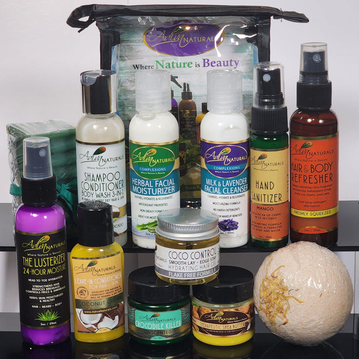 Adiva Naturals - Adiva Naturals - Twelve of our favs: Natural Treasure Gift Box