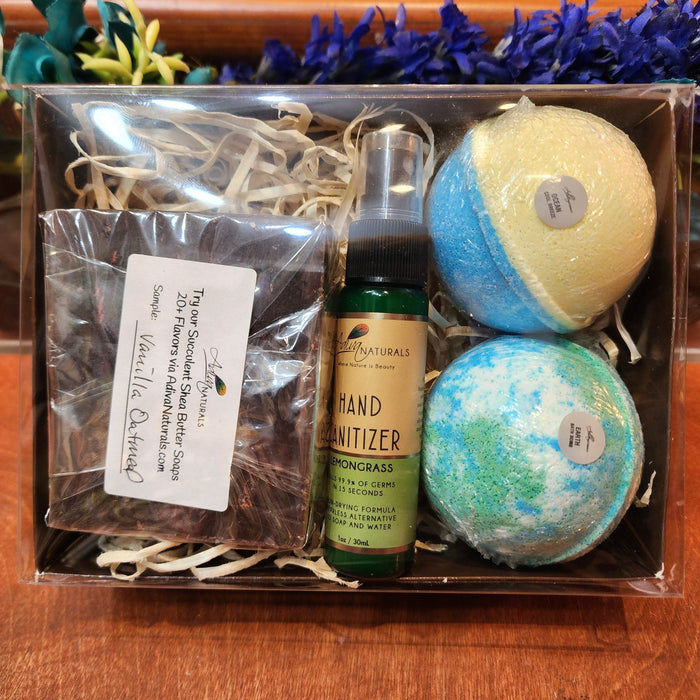 Adiva Naturals - Adiva Naturals - Relaxing Bath Bomb, Soap & Hand Sanitizer Gifts (Grab a set or two)