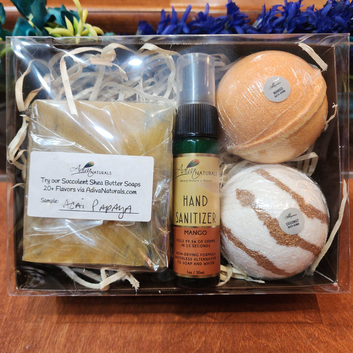 Adiva Naturals - Adiva Naturals - Relaxing Bath Bomb, Soap & Hand Sanitizer Gifts (Grab a set or two)