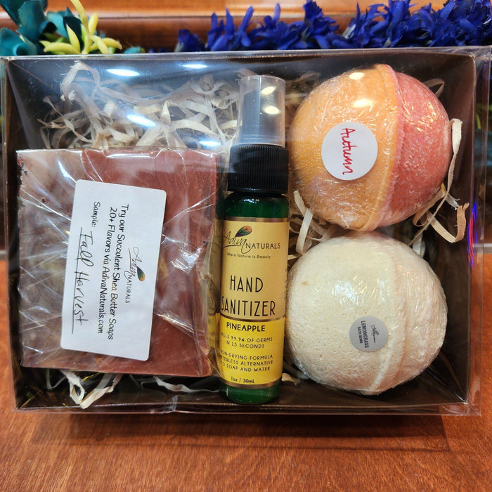 Adiva Naturals - Adiva Naturals - Relaxing Bath Bomb, Soap & Hand Sanitizer Gifts (Grab a set or two)