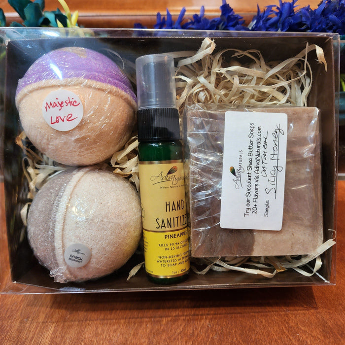 Adiva Naturals - Adiva Naturals - Relaxing Bath Bomb, Soap & Hand Sanitizer Gifts (Grab a set or two)