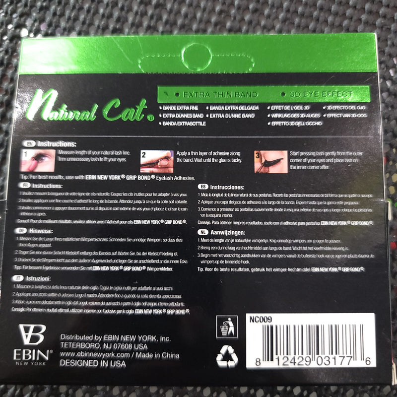 Mill's Beauty Supply Ebin Natural Cat 3D Lash