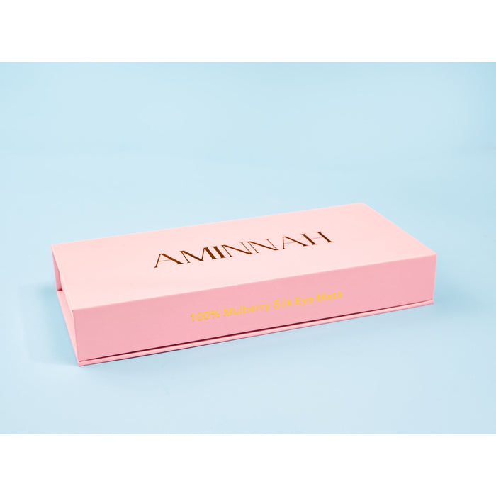 Aminnah Angels Blindfold' - 100% Mulberry Silk Sleeping Eye Mask