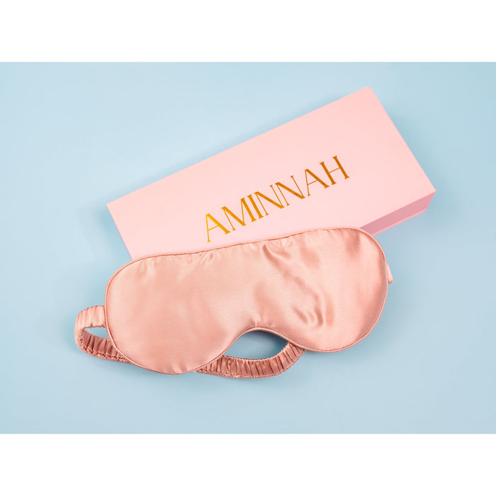 Aminnah Angels Blindfold' - 100% Mulberry Silk Sleeping Eye Mask