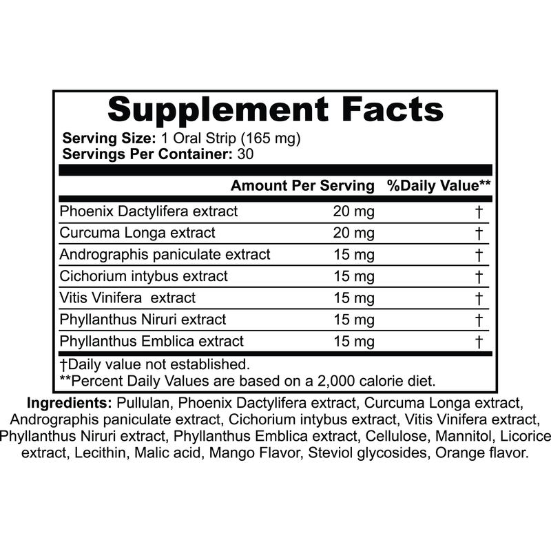 Goiteia Goiteia Hangover Strips 30 Oral Strips Hangover Strips