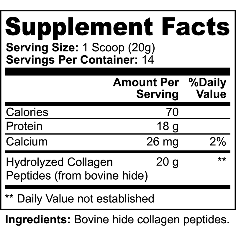 Goiteia Goiteia Grass-Fed Hydrolyzed Collagen Peptides  9.88 Oz (280g) Proteins & Blends