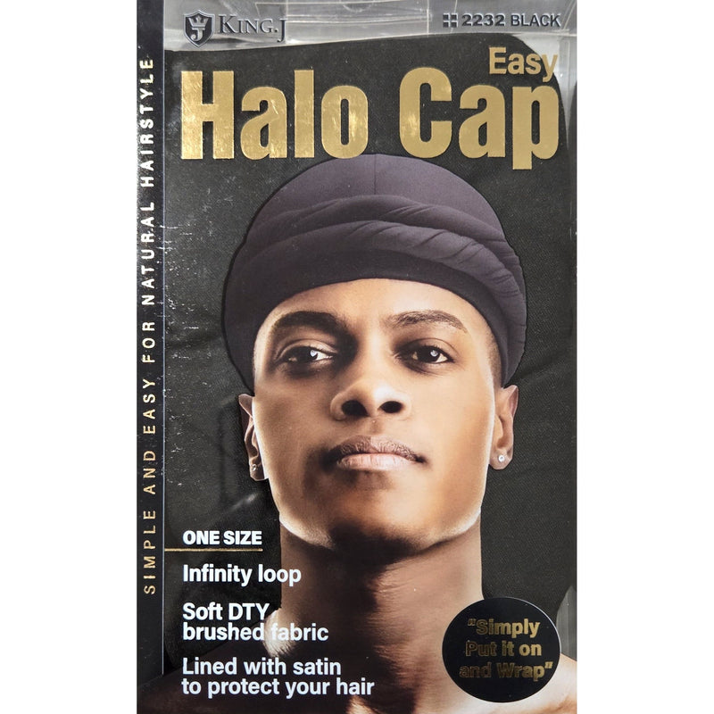 Mill's Beauty Supply King. J Easy Halo Cap, 1 pc Head Wrap