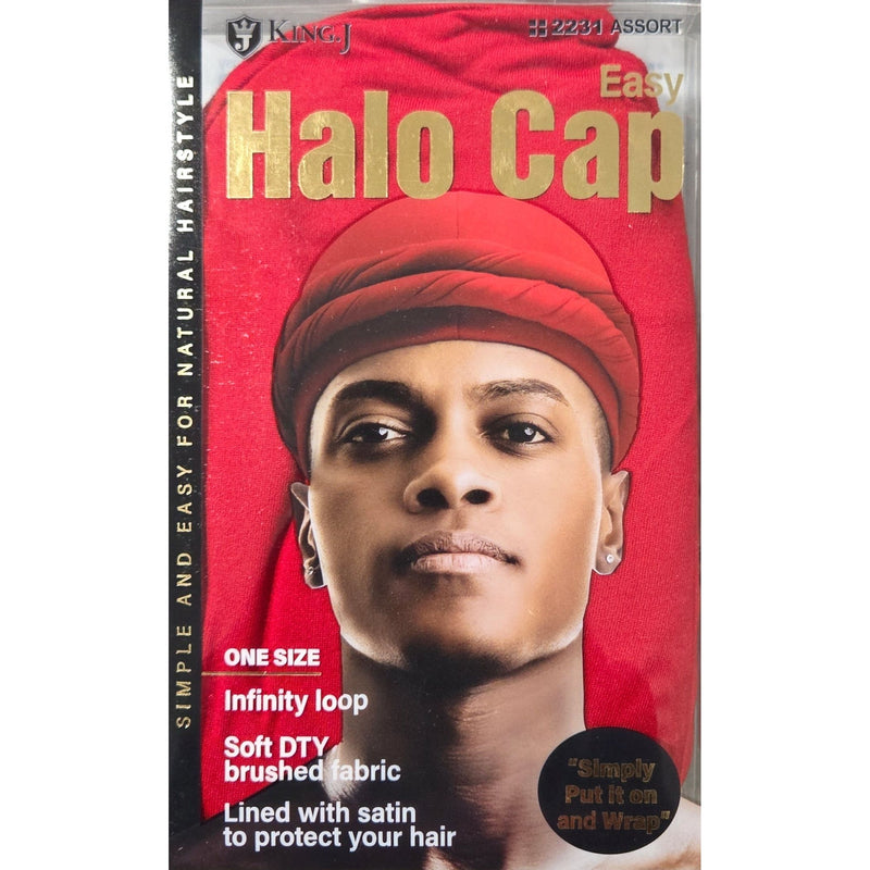 Mill's Beauty Supply King. J Easy Halo Cap, 1 pc Head Wrap