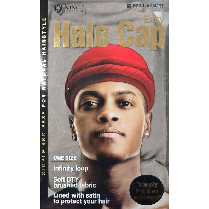 Mill's Beauty Supply King. J Easy Halo Cap, 1 pc Head Wrap