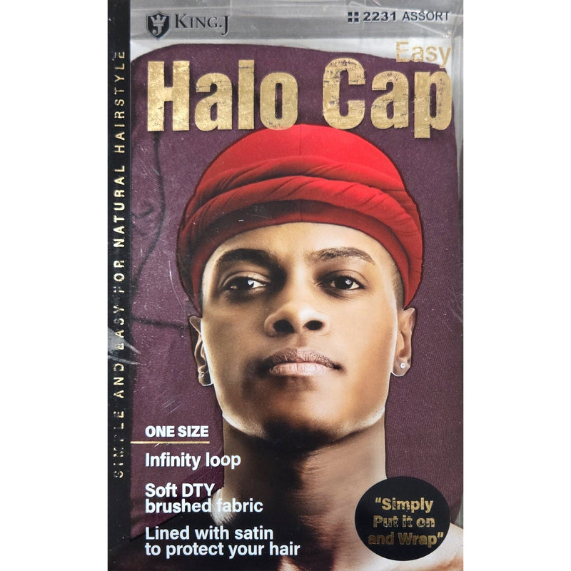 Mill's Beauty Supply King. J Easy Halo Cap, 1 pc Head Wrap