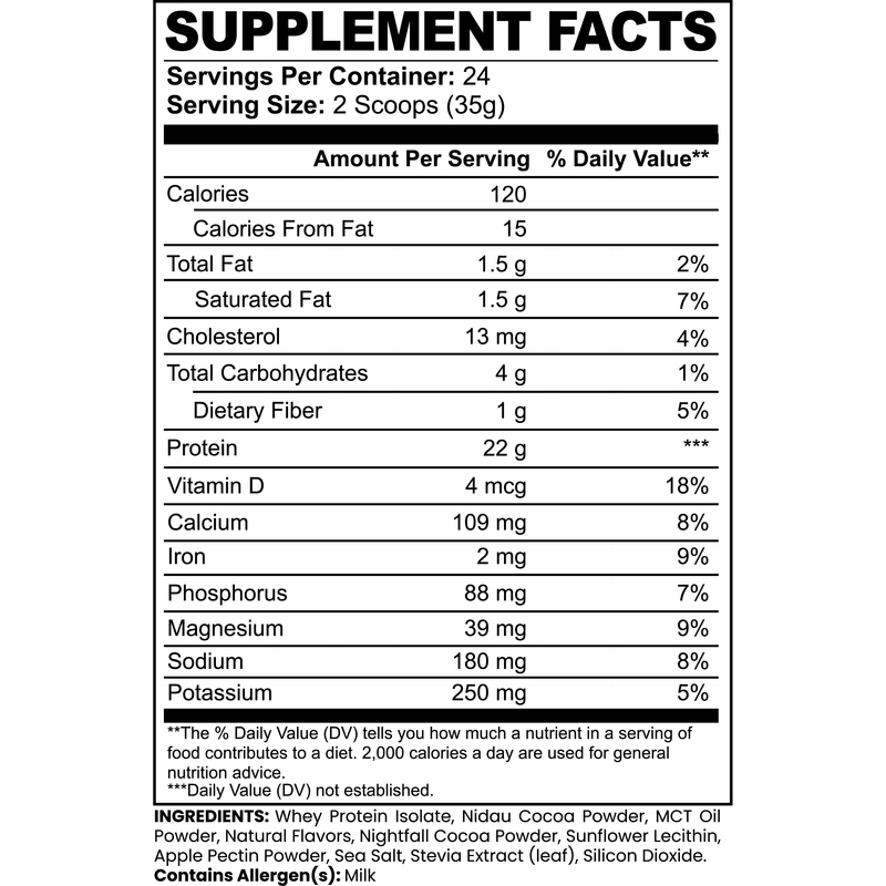 Goiteia Goiteia Advanced 100% Whey Protein Isolate (Chocolate) 29.60 oz./839 g Proteins & Blends