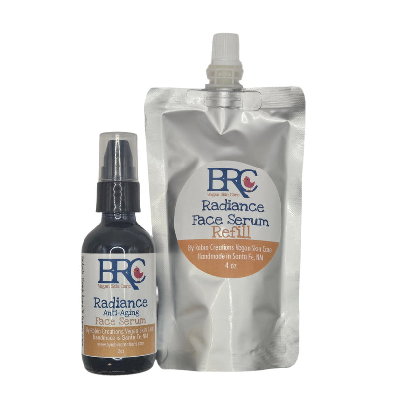 By Robin Creations Radiance Hyaluronic Acid Plumping Facial Serum Lotion & Moisturizer