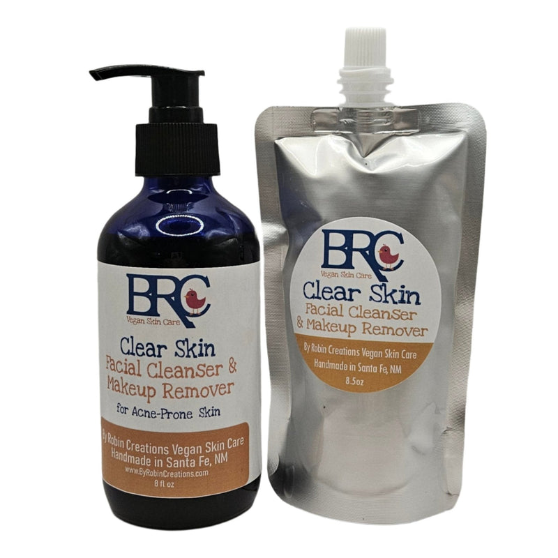 By Robin Creations Clear Skin Facial Cleanser & Makeup Remover Pads for Acne-Prone Skin Facial Cleansers