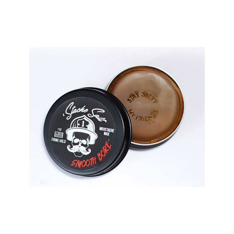 Stache Salt Moustache Wax Smooth Bore - Firme Hold Mustache & Beard Wax Moustache Wax